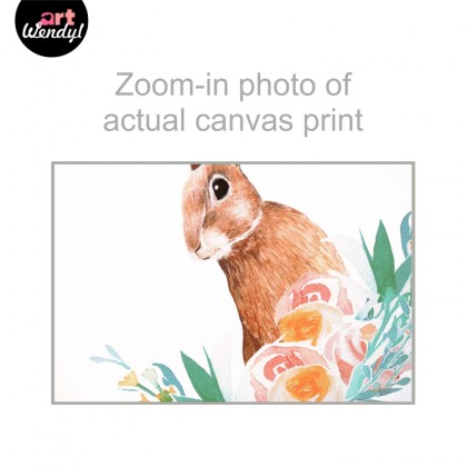 Framed Art Print "Lovely Rabbit"